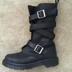 Dr Marten Lauren Calf Strap Boot(Discontinued)